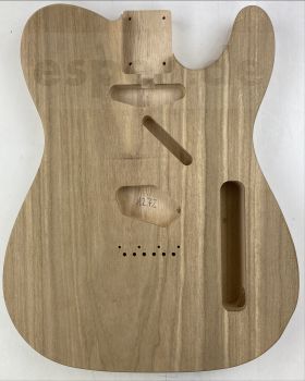 Body Paulownia, 1-tlg. gefräst, Model Tele, super leicht 1.272gr.